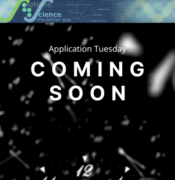 Announcement: APPLICATION TUESDAY